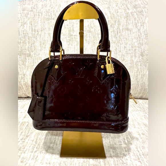 💎✨STUNNING 💎✨LOUIS VUITTON  Monogram Vernis Alma BB - Picture 1 of 16